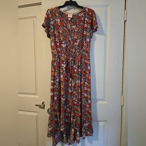 Knox Rose Floral Dress Large